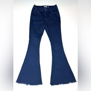 A loves A Women's Flared Jeans - Dark Blue Size- 27